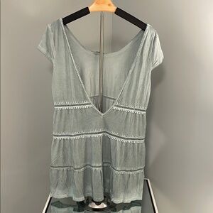 POL Light Blue Blouse